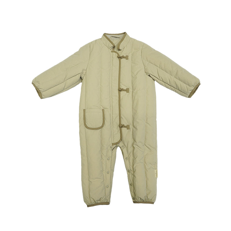 New Arrival – Baby Solid Color Down Snowsuit