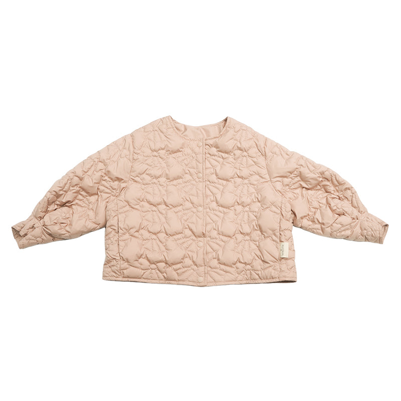 New Arrival – Bow Quilted Down Jacket