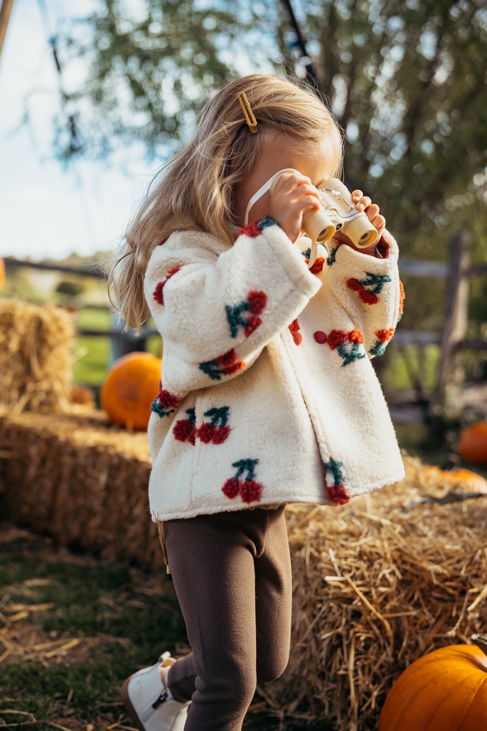 New Arrival – Cherry Sherpa Hooded Jacket