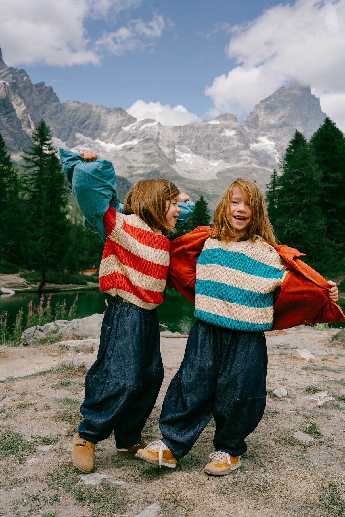 New Arrival – Balloon Fleece Lined Denim Pants