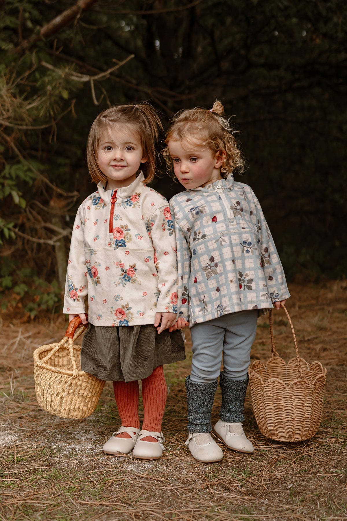 New Arrival – Wildflower & Berry Fleece Quarter Zip Pullover