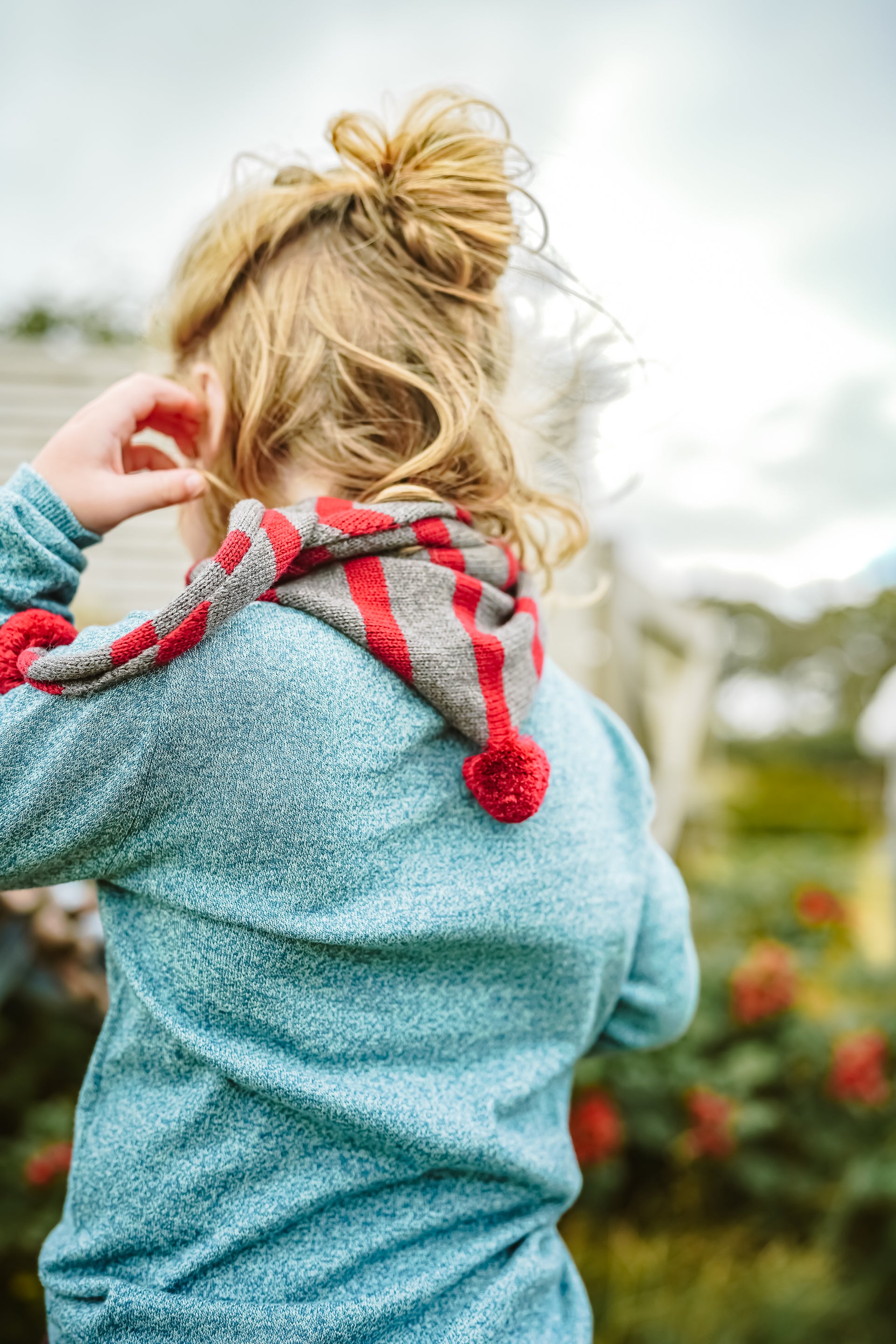 New Arrival – Cashmere Pom Pom Triangle Scarf