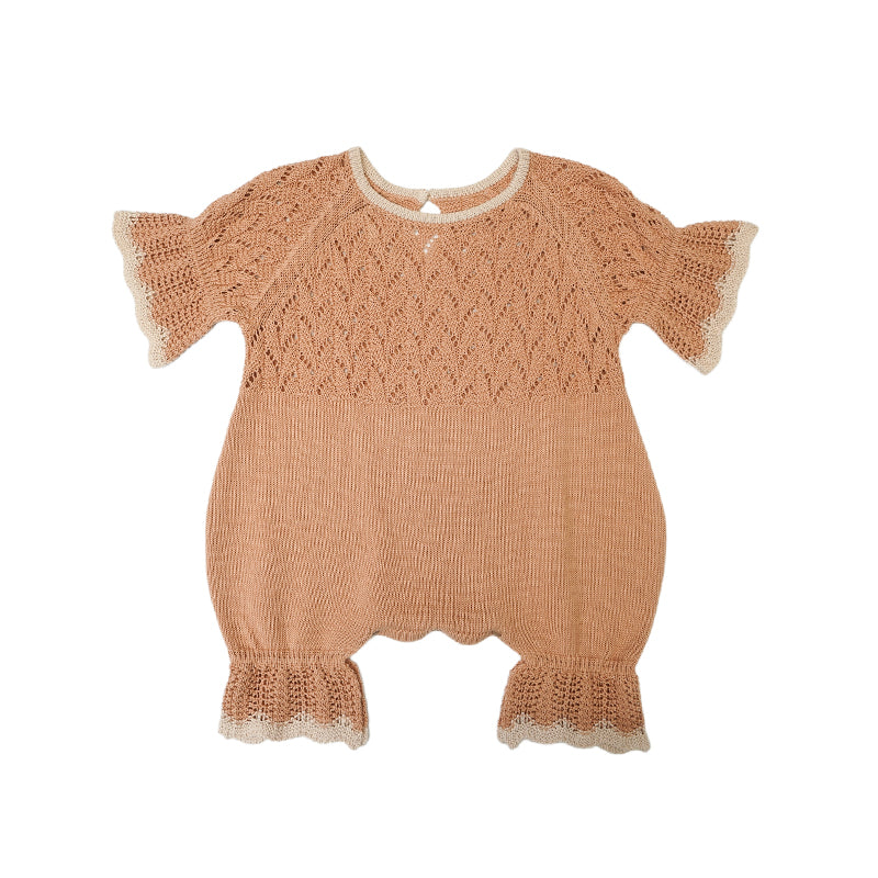 New Arrival – Meadow Bloom Crochet Knitted Romper