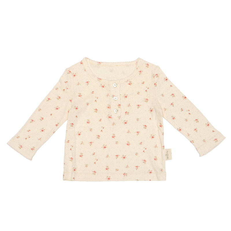 New Arrival – Pointelle Garden Long Sleeve Tee