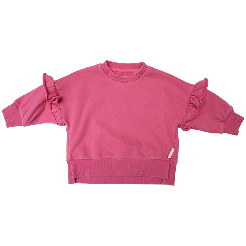 New Arrival – Ruffle Shoulder Pullover