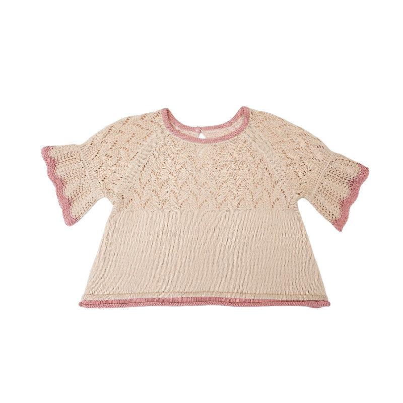 New Arrival – “Meadow Bloom” Crochet Knitted Top