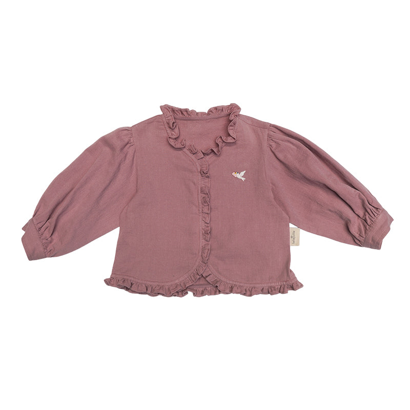 New Arrival – Petal Ruffle Gauze Blouse