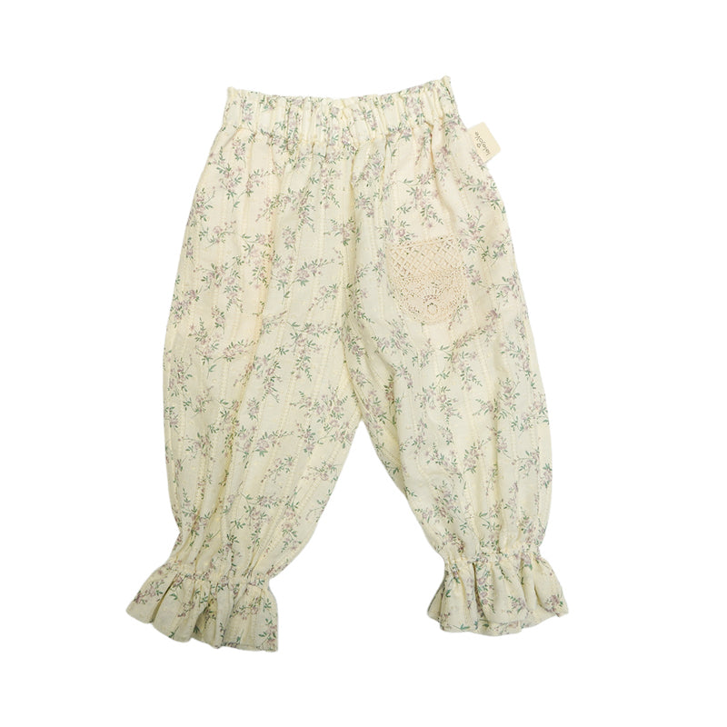 New Arrival – Jacquard Floral Lantern Pants