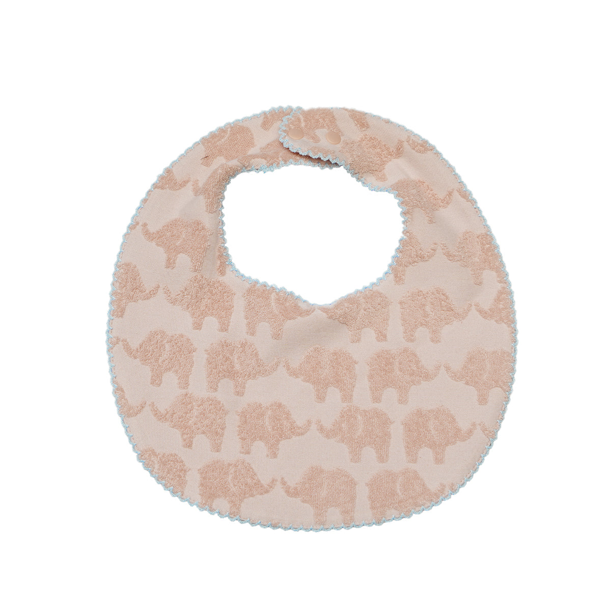 Forest Elephant Organic Cotton Baby Bib