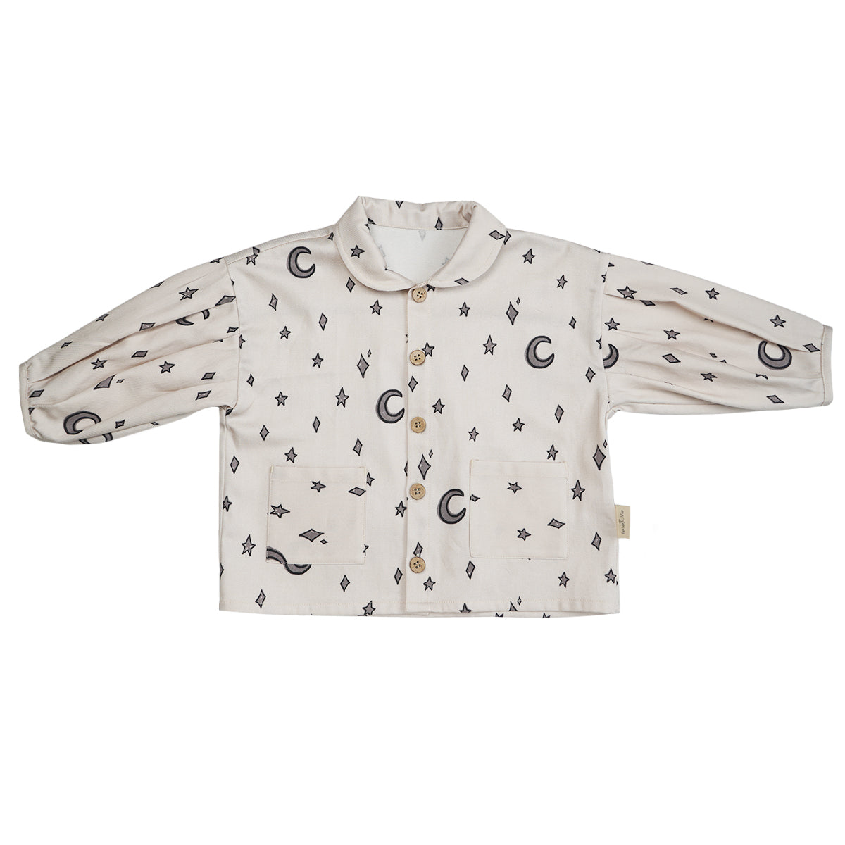 New Arrival – Vintage Printed Collared Jacket & Pants Set