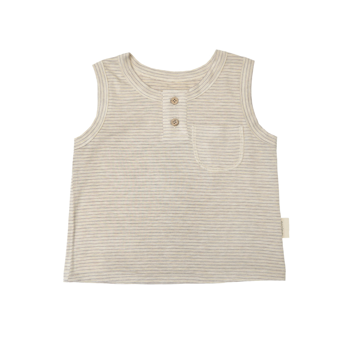 New Arrival – Sustainable Stripe Henley Tank