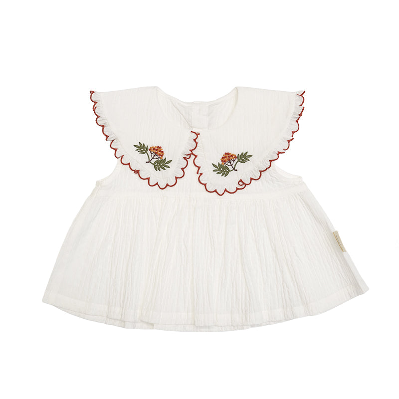 New Arrival – Wildberry Ruffle Collar Top