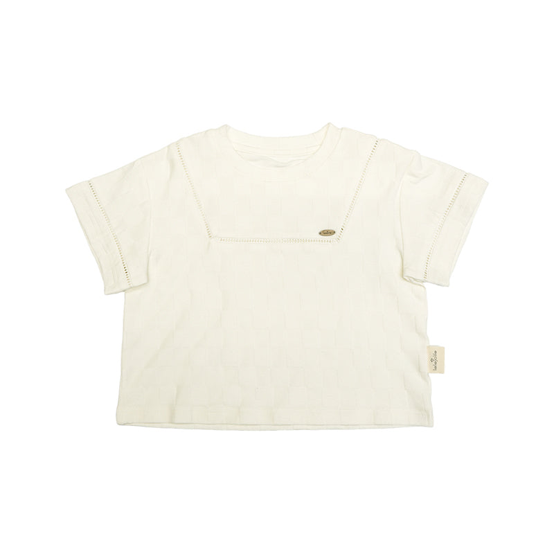 New Arrival – Embossed Checkerboard Tee