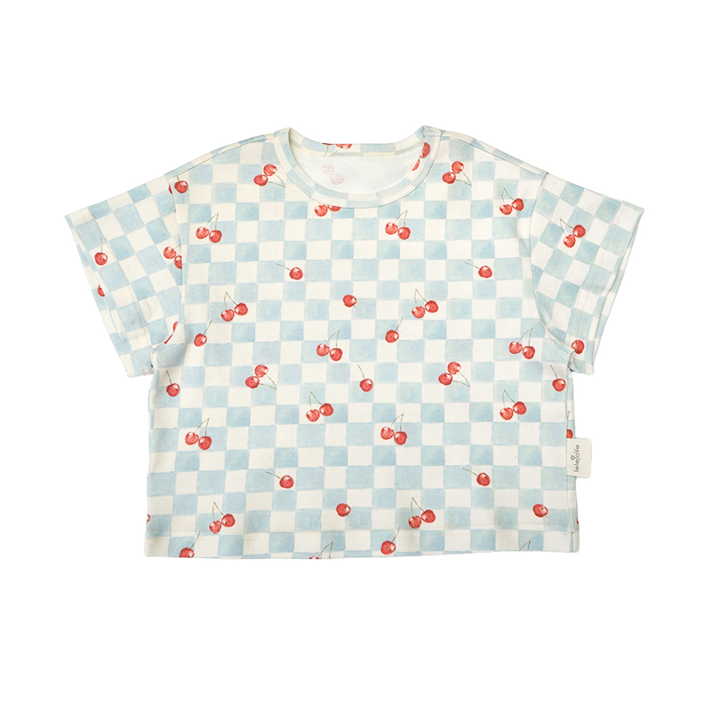 New Arrival – Cherry Checkerboard Tee