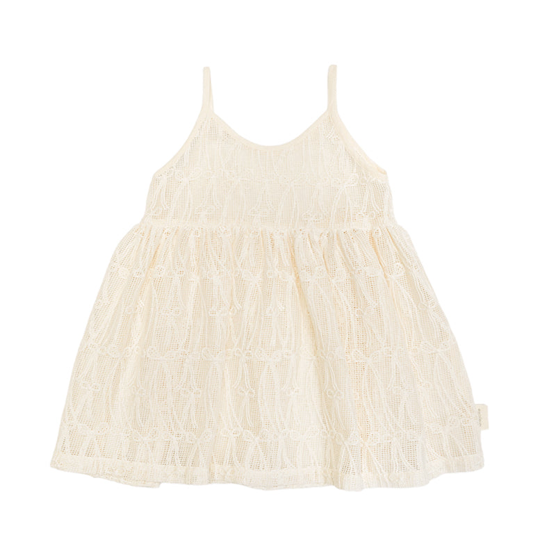 New Arrival – Bow Patterned Pointelle Knit Dress