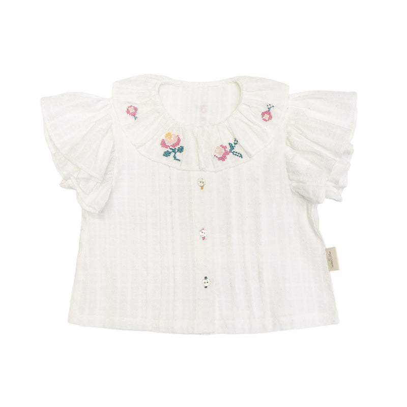 New Arrival – Provence Garden Embroidered Blouse