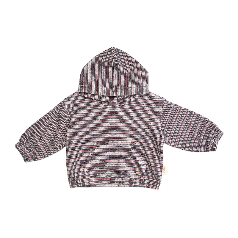 New Arrival – Bouclé Rib Striped Hoodie