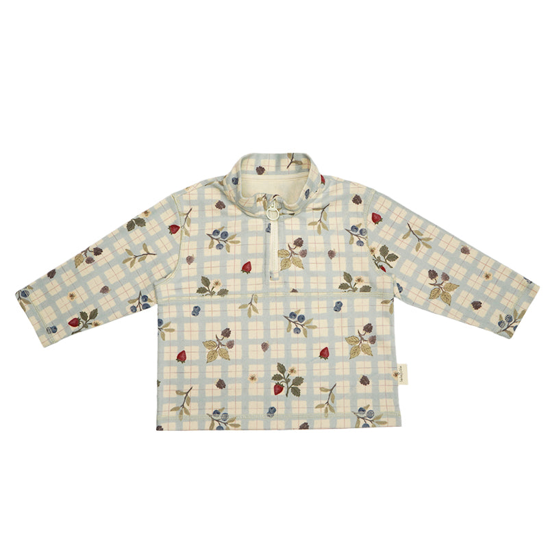 New Arrival – Wildflower & Berry Fleece Quarter Zip Pullover