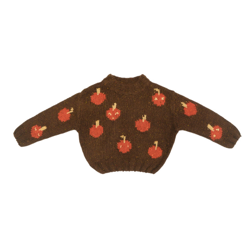 New Arrival – Happy Apples Speckled Wool Sweater