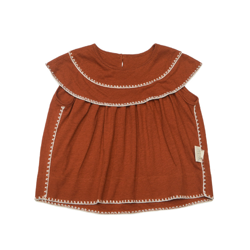 New Arrival – Cloud Collar Cotton Linen Blouse