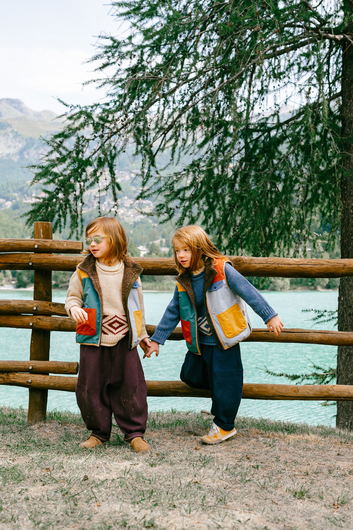 New Arrival –  Colorblock Corduroy Vest