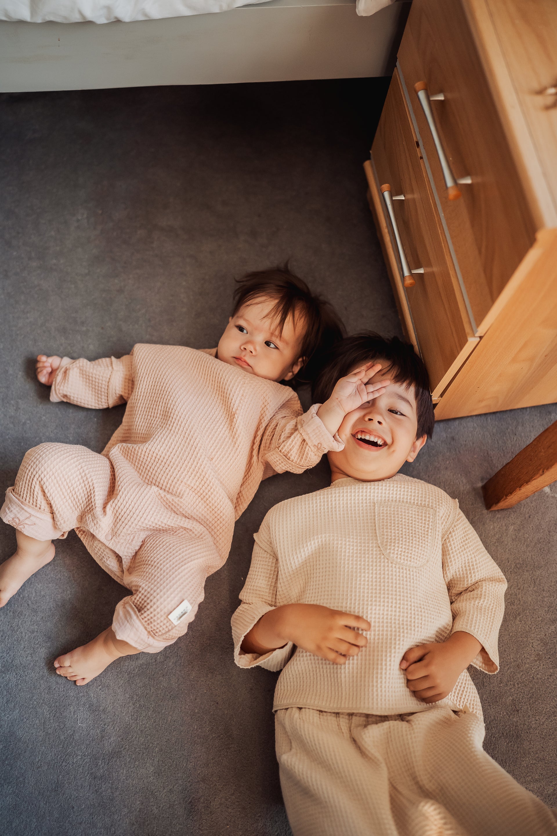 New Arrival – Baby Textured Cotton Jumpsuit