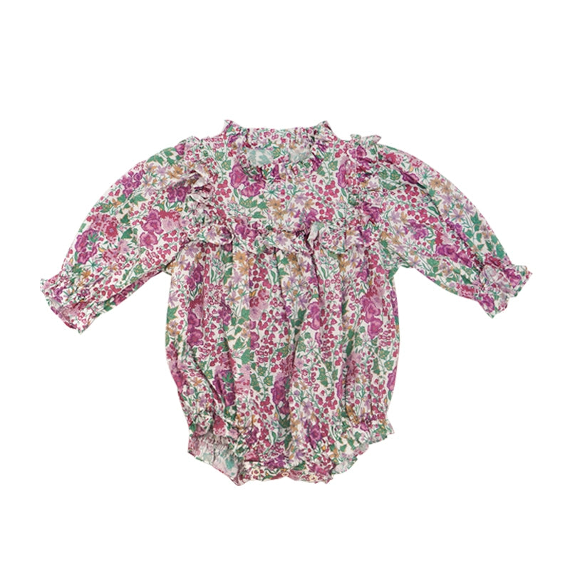 Liberty Floral Print Long Sleeve Jumpsuit