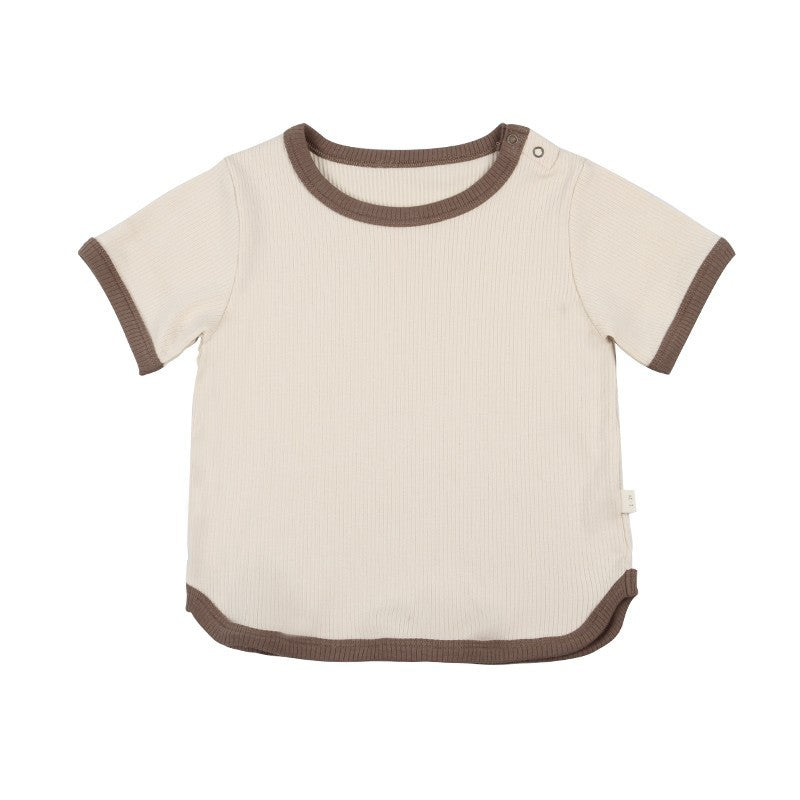 Candy Colors Series Short Sleeve Tee & Shorts Set