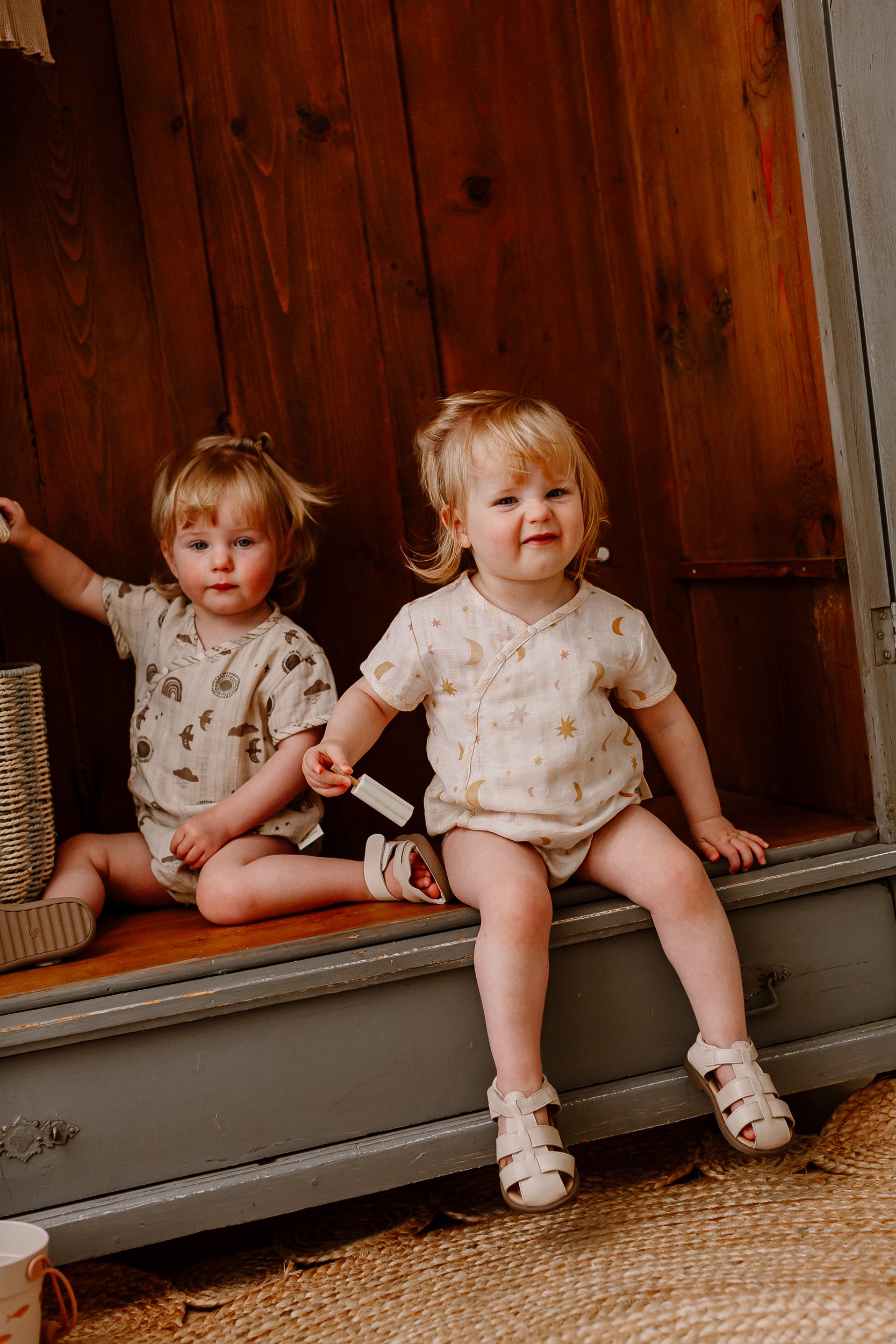 New Arrival – Organic Cotton Kimono Baby Romper