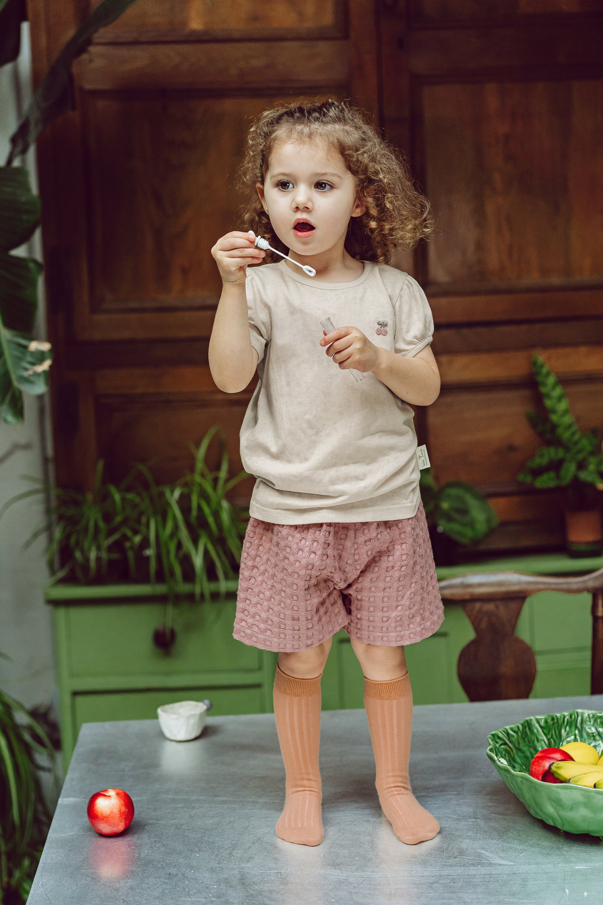 Essential Top – Cherry Light Puff Short Sleeve Tee