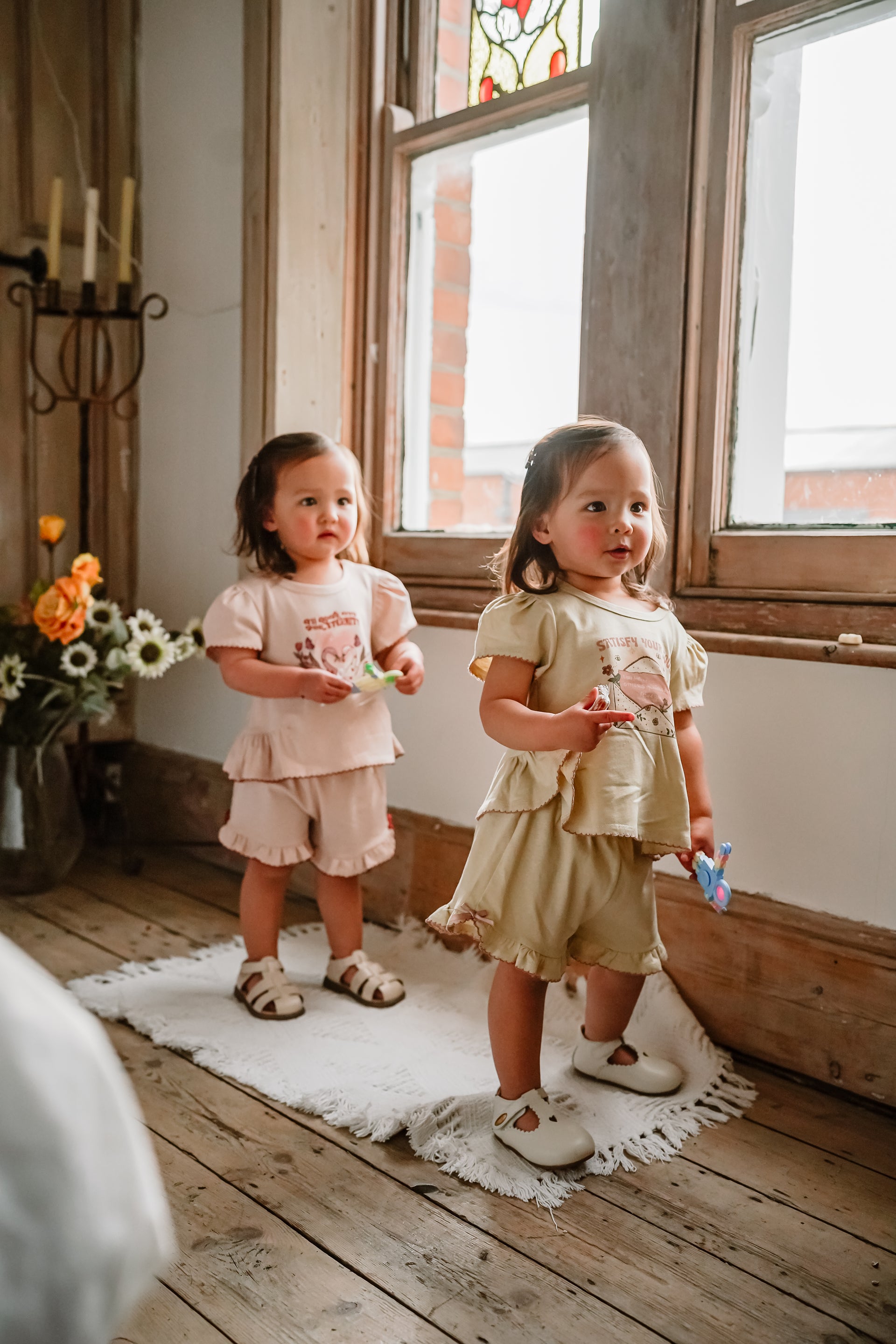 New Arrival – Sweet Summer Ruffle Hem Tee & Shorts Set