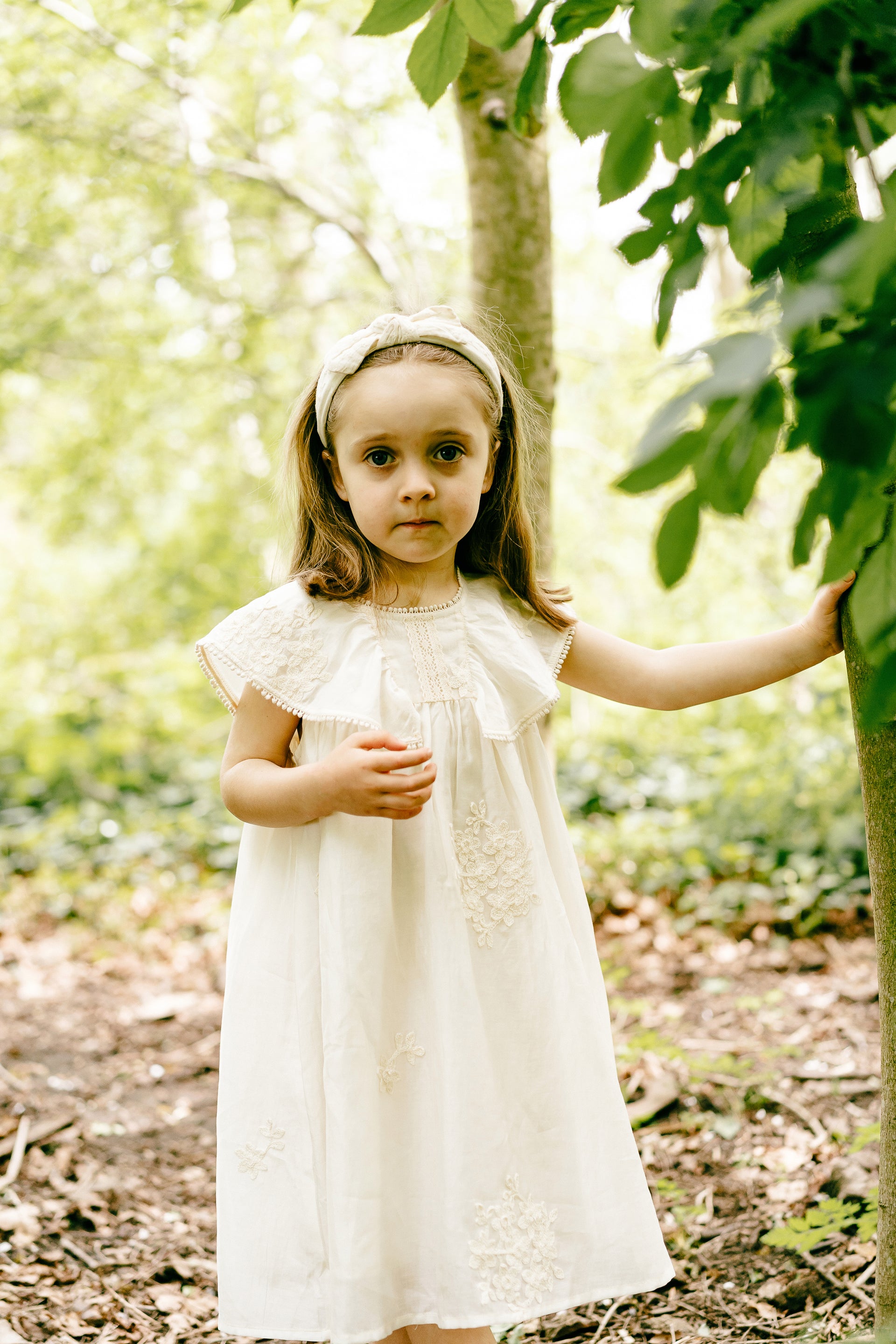Exquisite Embroidered Satin Princess Dress