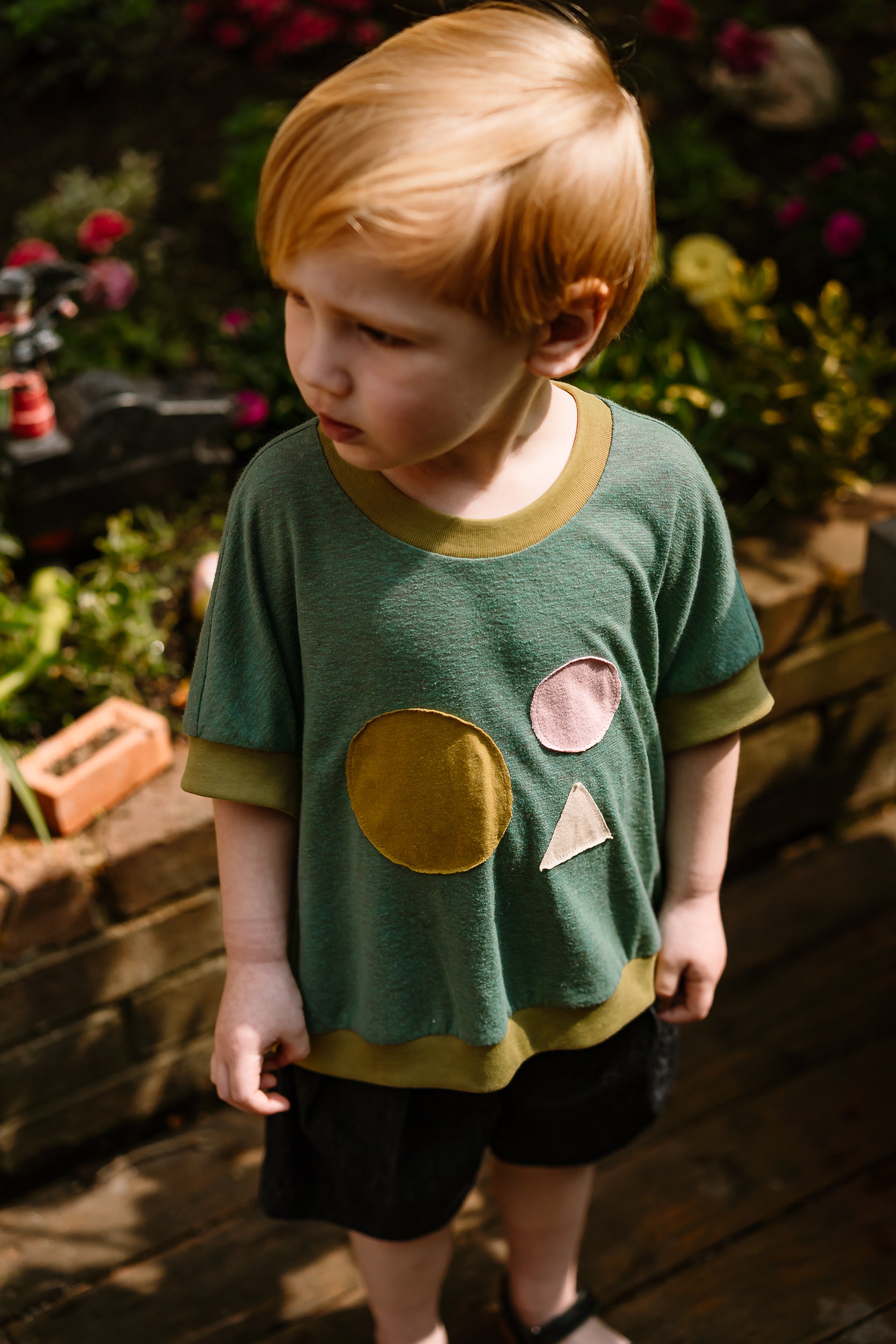 New Arrival – Geometric Tencel Hemp Short Sleeve Tee
