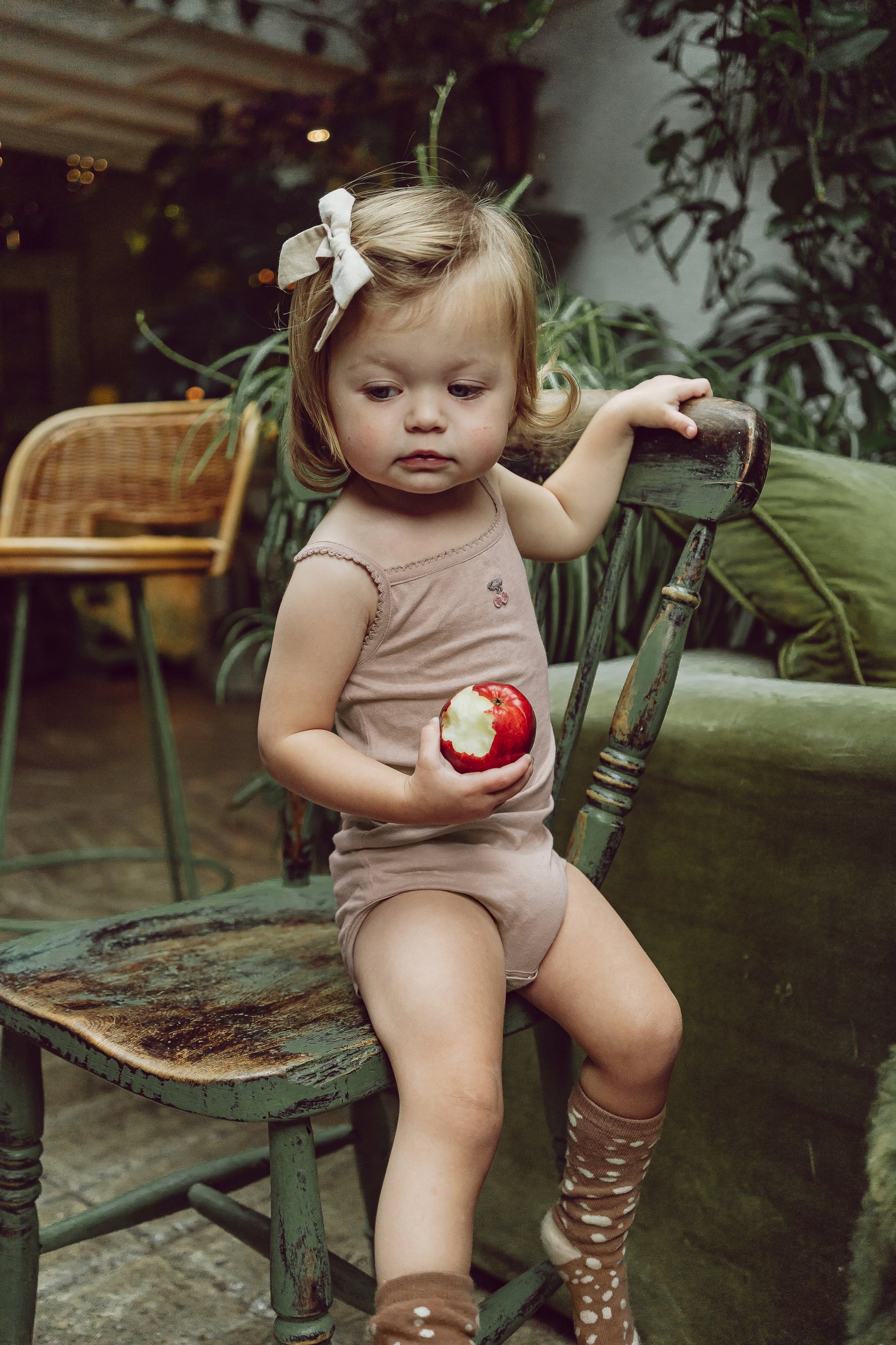 Essential Baby Jumpsuit – Modal Cotton Hollow Knitted Bodysuit