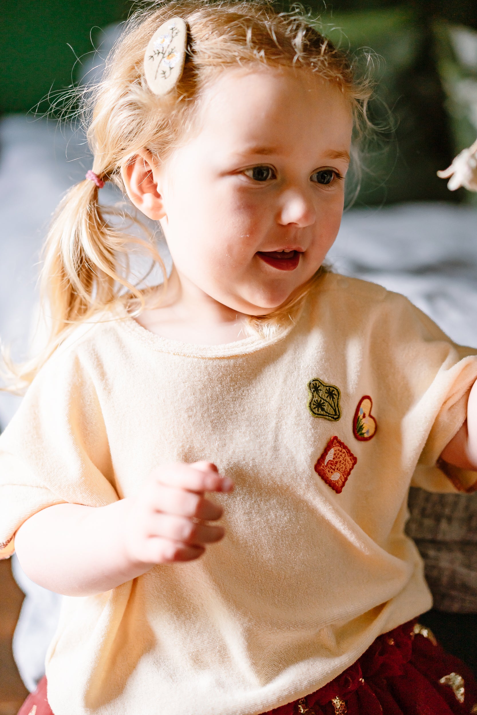 New Arrival – Summer Patch Embroidery Loose Fit Tee