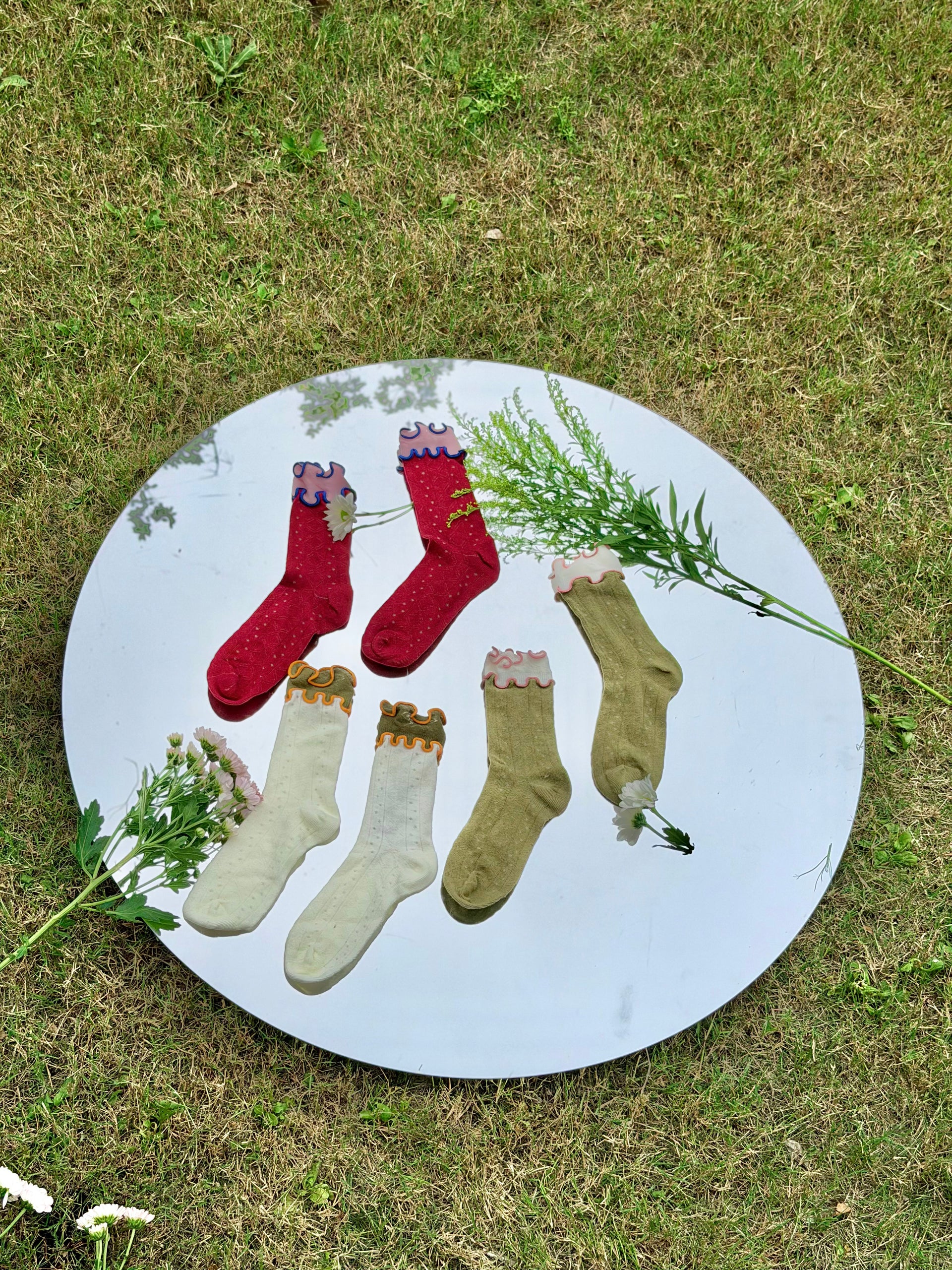 Lettuce Edge Slouchy Socks