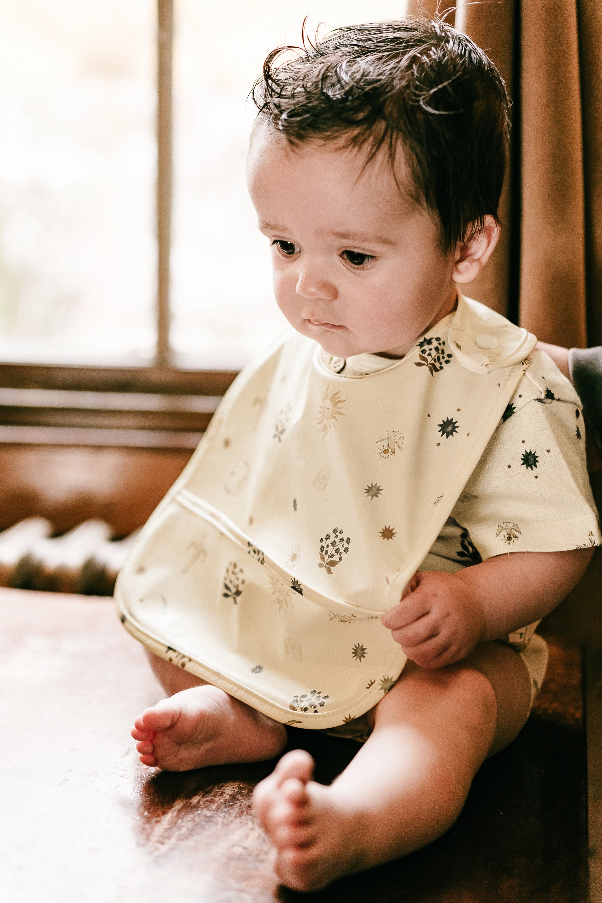 Waterproof Baby Bib with Pocket