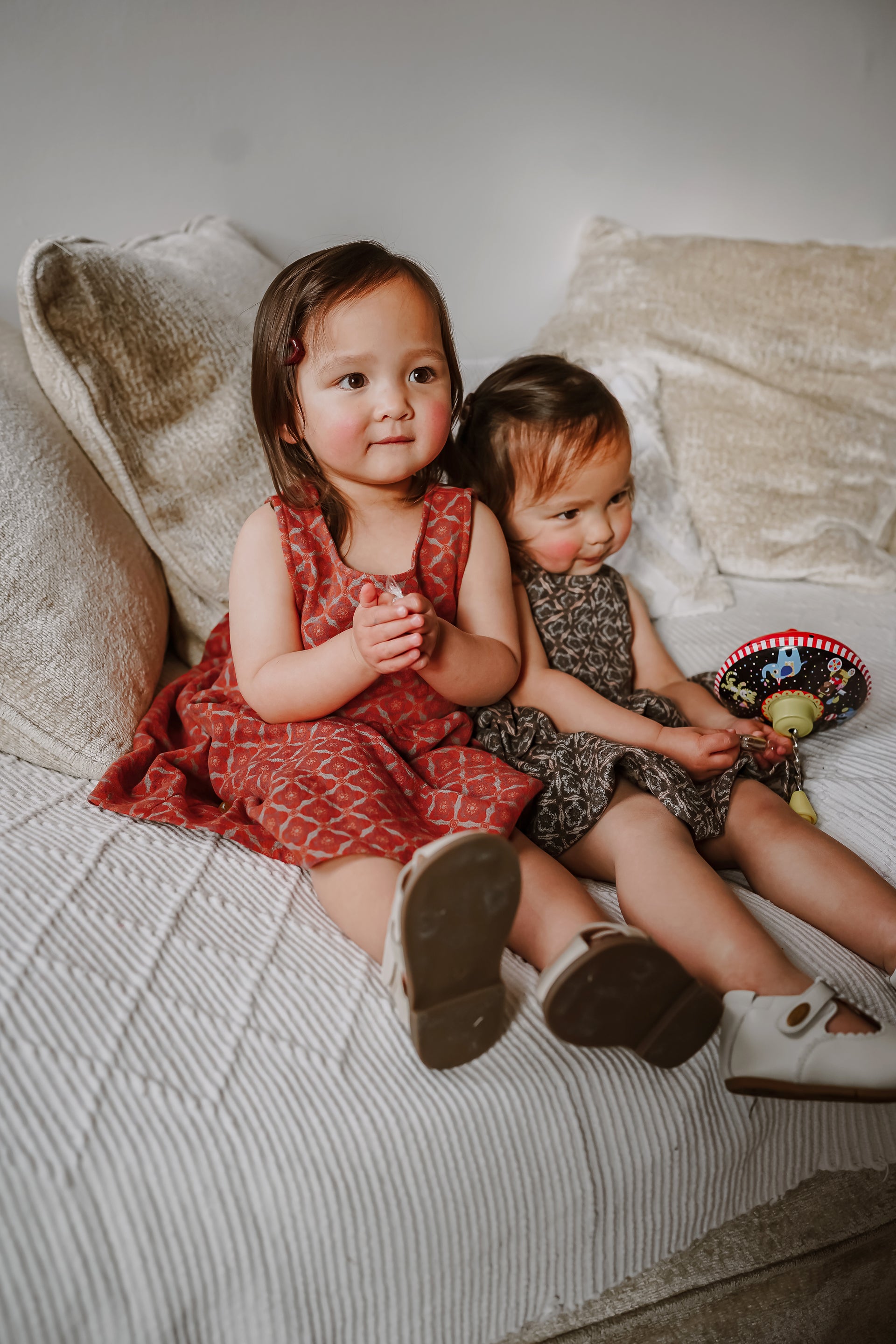 New Arrival – Cotton Grid Texture Flowy Princess Dress